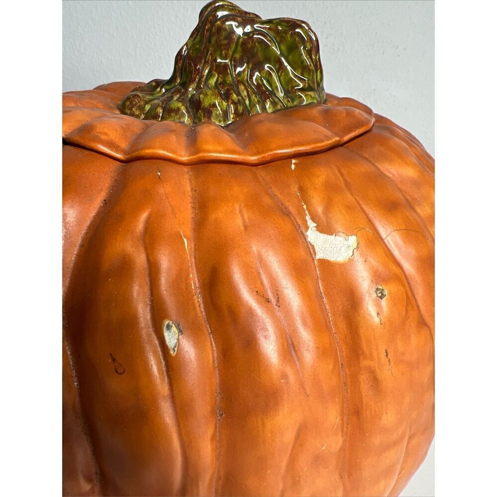 Rare Vintage 1984 Donna Shotto Ceramic Pampkin Lamp 9” See Description - Picture 7 of 16
